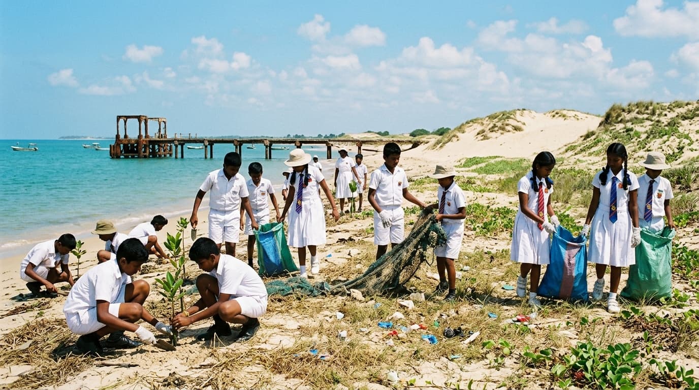 Coastal environment near Thalaimannar